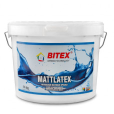 Матовая краска для внутренних работ Bitex Mattlatex